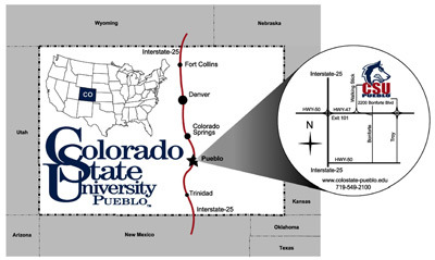 Directions to CSU-Pueblo